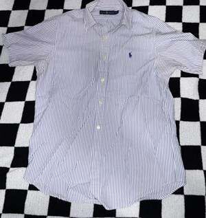 Polo Ralph Lauren Short-Sleeve Striped Seersucker Button Down Shirt
